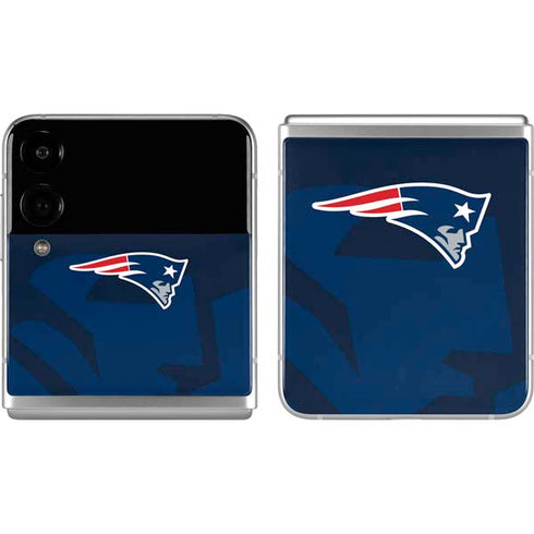 NFL New England Patriots Double Vision Galaxy Z Flip4 5G Skin